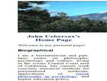 Tablet Screenshot of john-uebersax.com